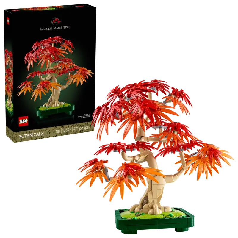 LEGO Botanicals Red Maple Bonsai Tree 10348
