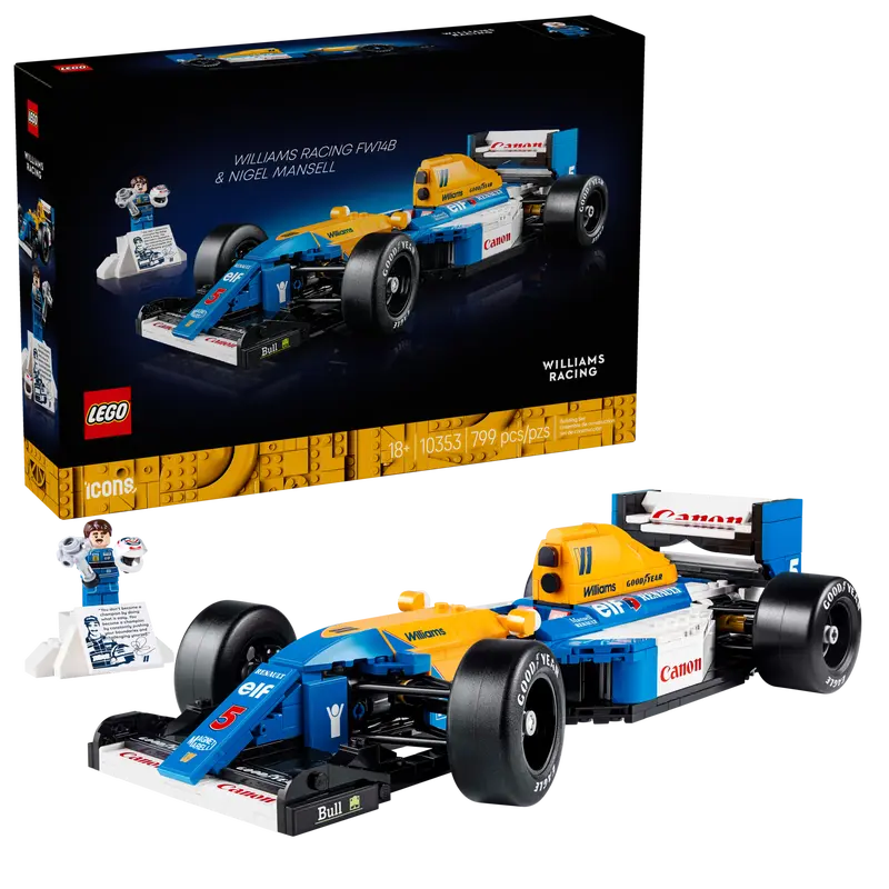 LEGO Icons Williams Racing FW14B & Nigel Mansell 10353