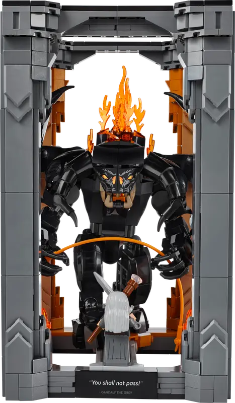 LEGO Icons The Lord of the Rings: Balrog™ Book Nook 10367