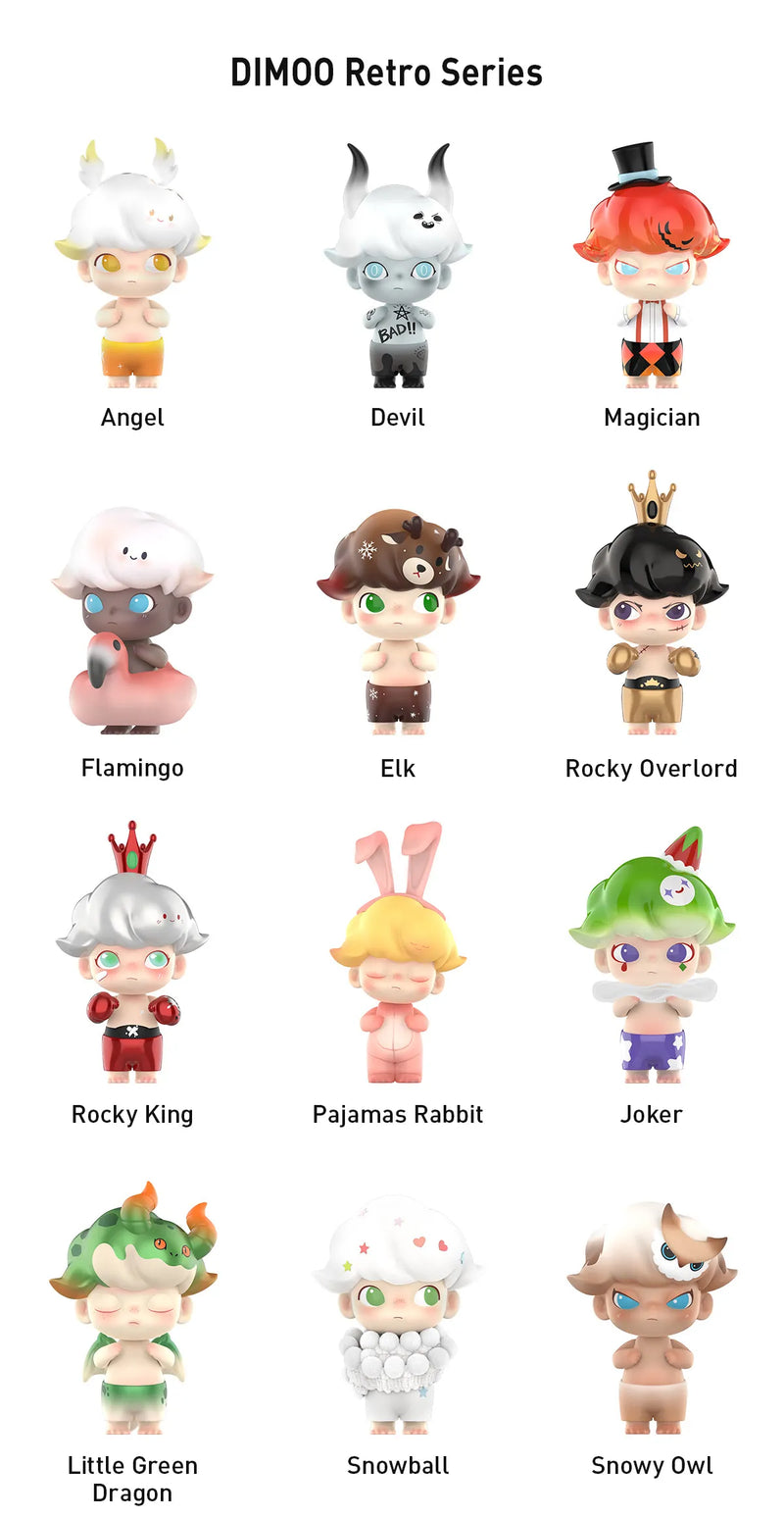DIMOO Retro Series Figures