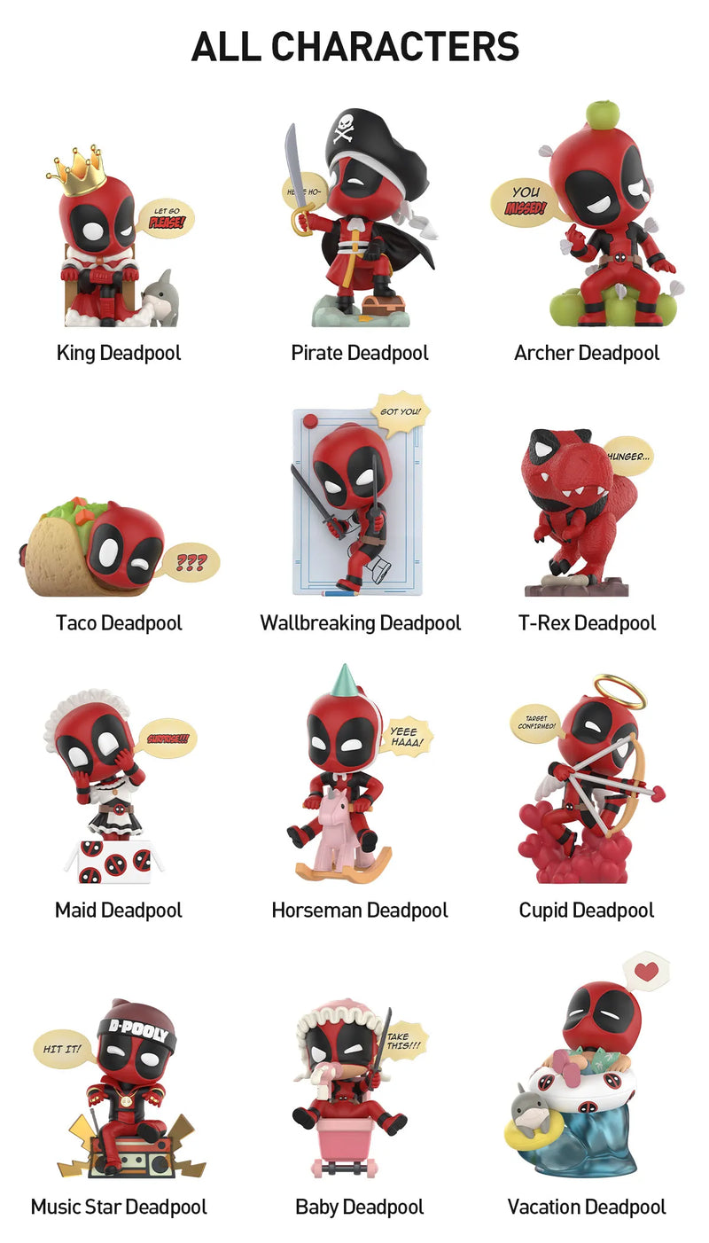 Marvel Deadpool Series Figures Blind Box