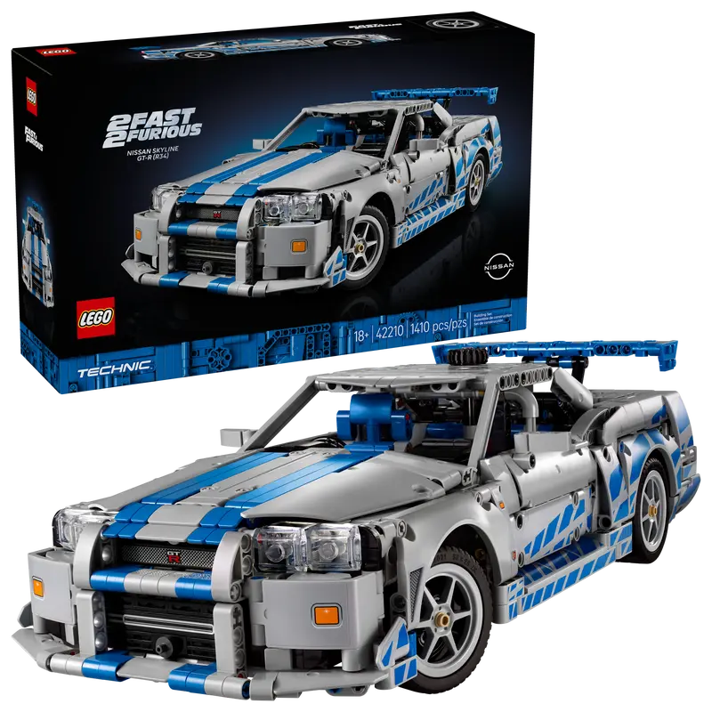 LEGO Technic 2 Fast 2 Furious Nissan Skyline GT-R (R34) Car 44210
