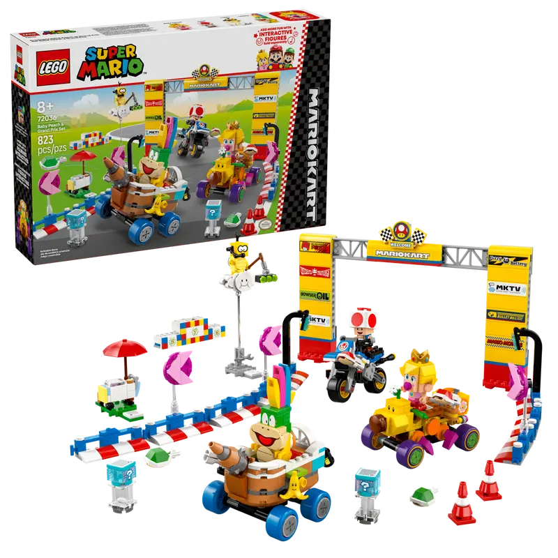 LEGO Super Mario Mario Kart™ – Baby Peach & Grand Prix Set 72036