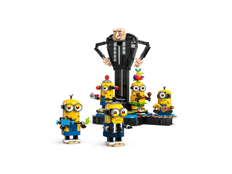 LEGO Despicable Me 4 Brick-Built Gru and Minions 75582
