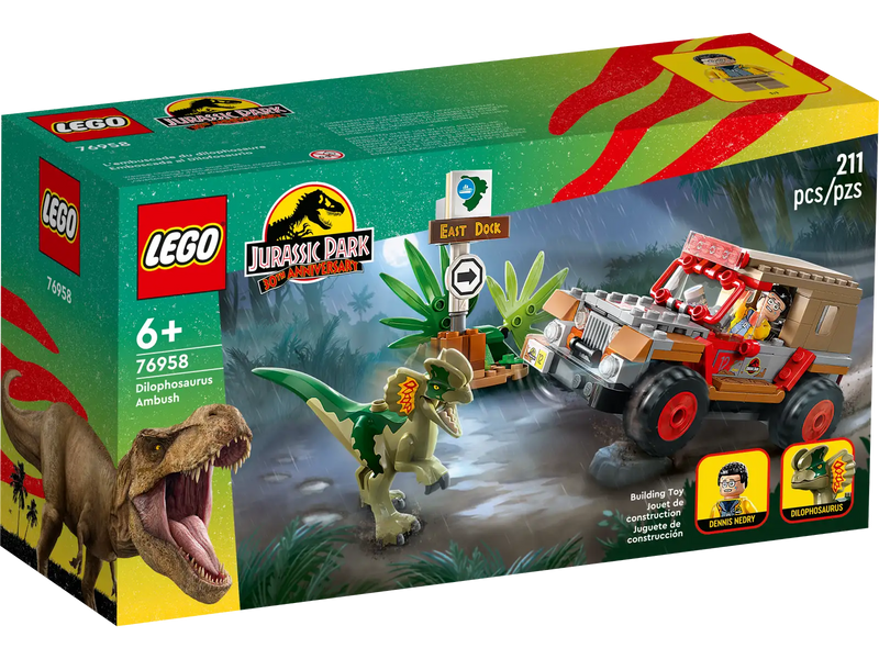 Lego 76958 Dilophosaurus Ambush Jerassic Park