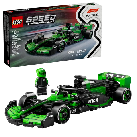 LEGO Speed Champions KICK Sauber F1 Team C44 Race Car 77247