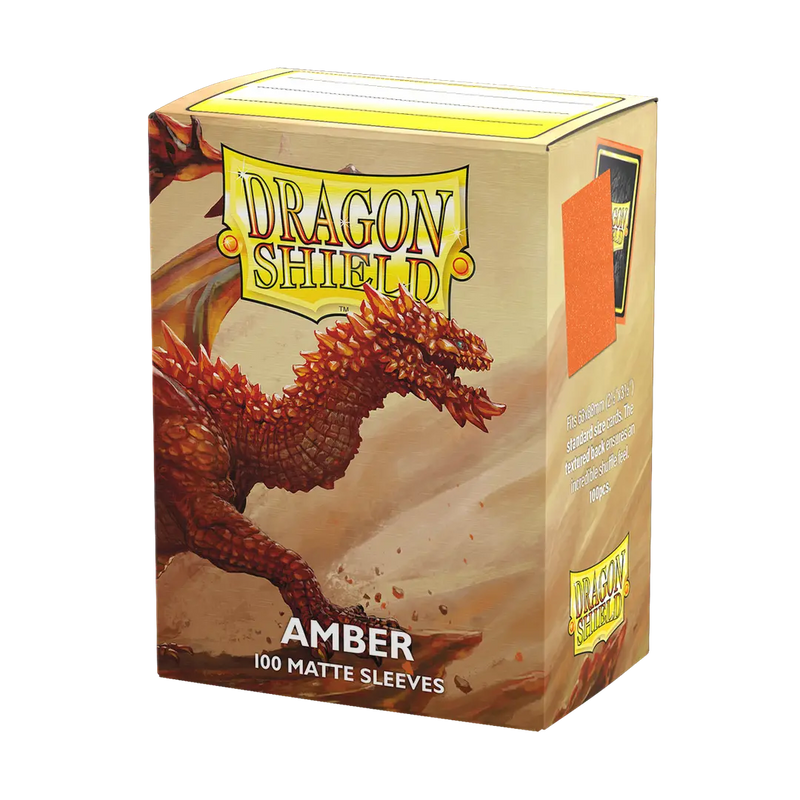 Dragon Shield Matte Sleeves - Amber