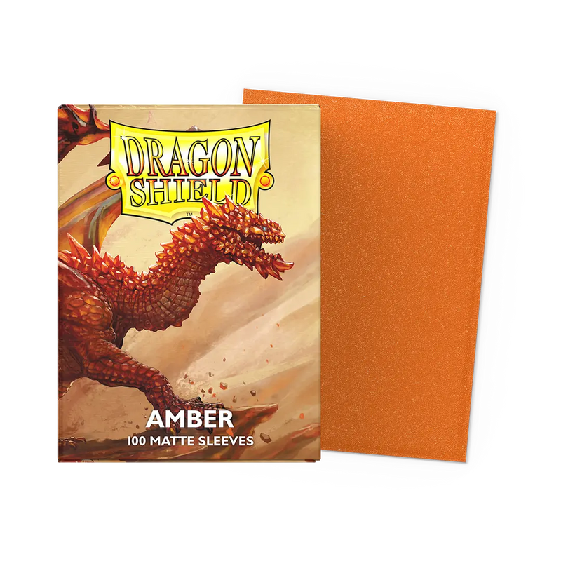 Dragon Shield Matte Sleeves - Amber