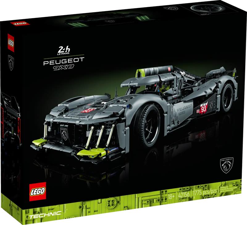 LEGO 42156 PEUGEOT 9X8 24H Le Mans Hybrid Hypercar Technic