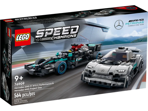 Lego 76909 Mercedes-AMG F1 W12 E Performance & Mercedes-AMG Project One