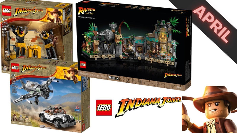 LEGO 77015 77013 77012 Indiana Jones Collection Bundle