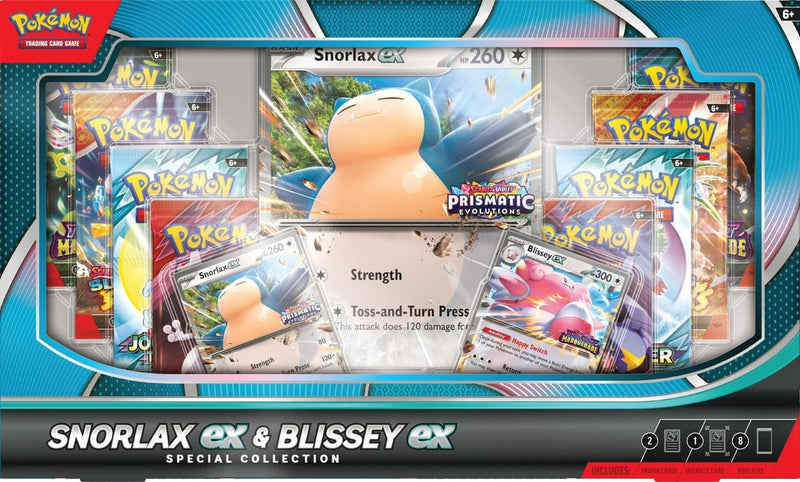 Pokémon TCG: Snorlax EX & Blissey EX Special Collection Box