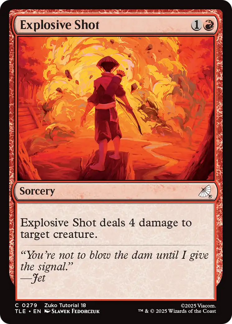 Explosive Shot (0279) [Avatar: The Last Airbender: Eternal-Legal]