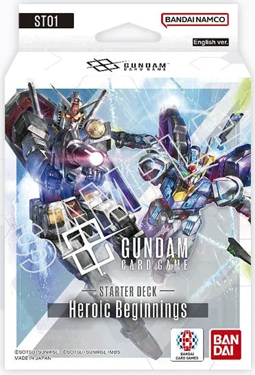 Gundam CG: Heroic Beginnings Starter Deck [ ST01 ] - Regular Version