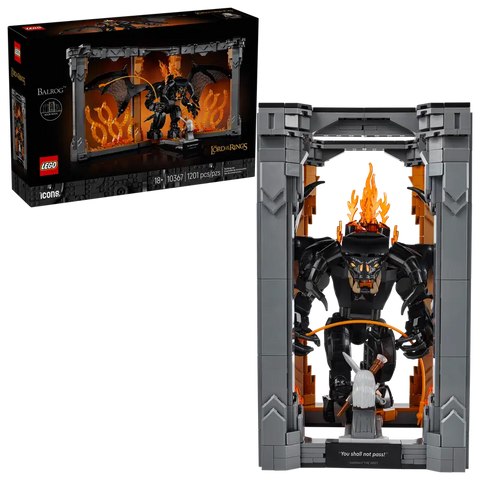 LEGO Icons The Lord of the Rings: Balrog™ Book Nook 10367