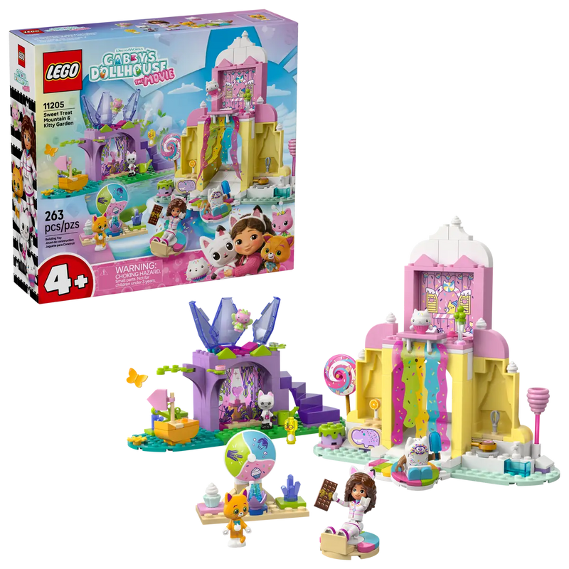 LEGO Gabby's Dollhouse - Sweet Treat Mountain & Kitty Garden 11205