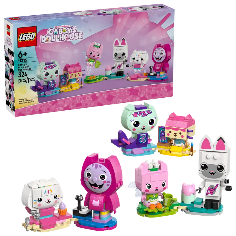LEGO Gabby's Dollhouse - Gabby's Brick-Built Cat Friends