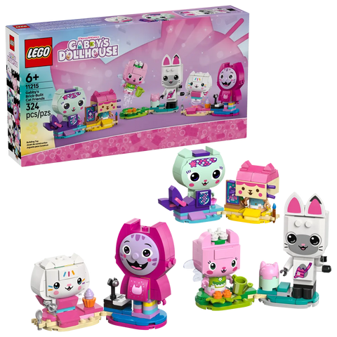 LEGO Gabby's Dollhouse - Gabby's Brick-Built Cat Friends #11215