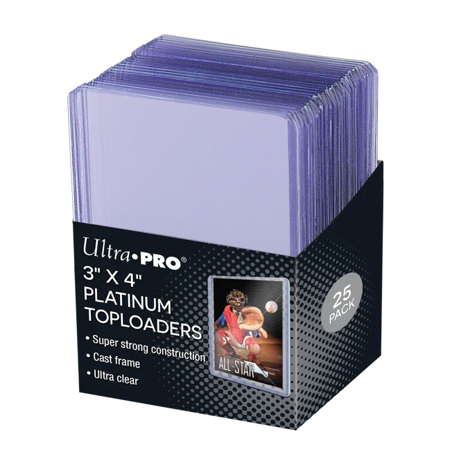 Ultra PRO Ultra Clear Platinum Toploaders (25ct)