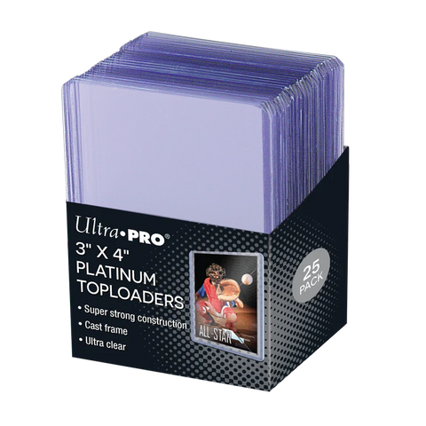 Ultra PRO Ultra Clear Platinum Toploaders (25ct)