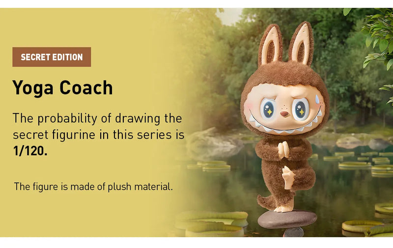 Pop Mart x THE MONSTERS: Lazy Yoga Series Figurine Blind Box