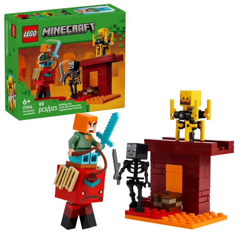 LEGO Minecraft The Nether Lava Battle 21266