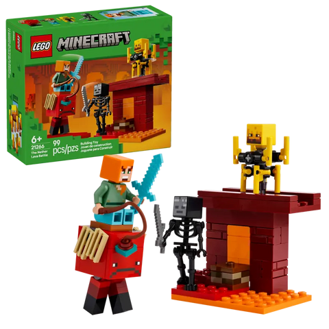 LEGO Minecraft The Nether Lava Battle 21266