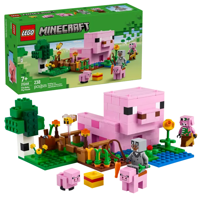 LEGO Minecraft The Baby Pig House 21268