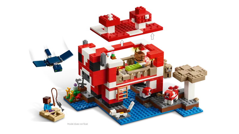 LEGO Minecraft The Mooshroom House 21270