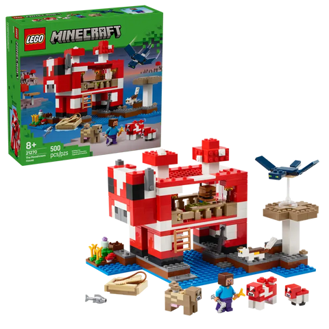 LEGO Minecraft The Mooshroom House 21270