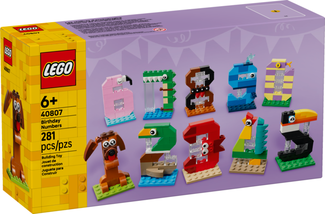 LEGO Birthday Numbers 40807