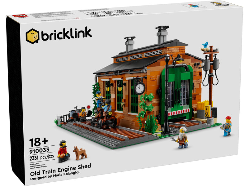 LEGO Bricklink 910033 Old Train Engine Shed