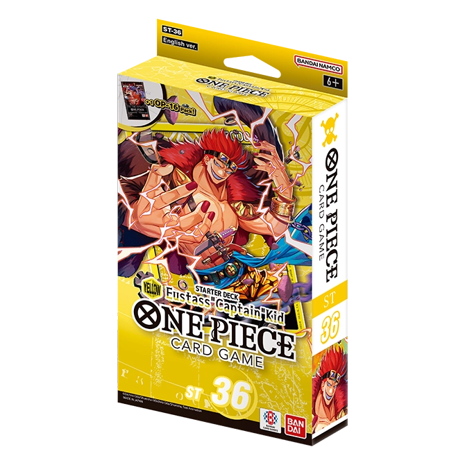 One Piece TCG: STARTER DECK - Eustass"Captain"Kid - [ ST36 ] (PREORDER)