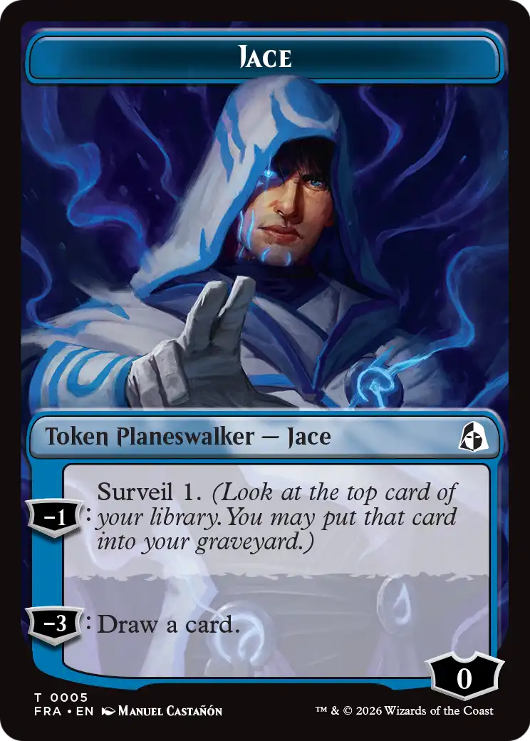Gingerbrute // Jace Double-Sided Token [Reality Fracture Commander Tokens]