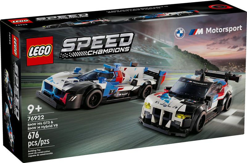 Lego 76922 BMW M4 GT3 & BMW M Hybrid V8 Race Cars