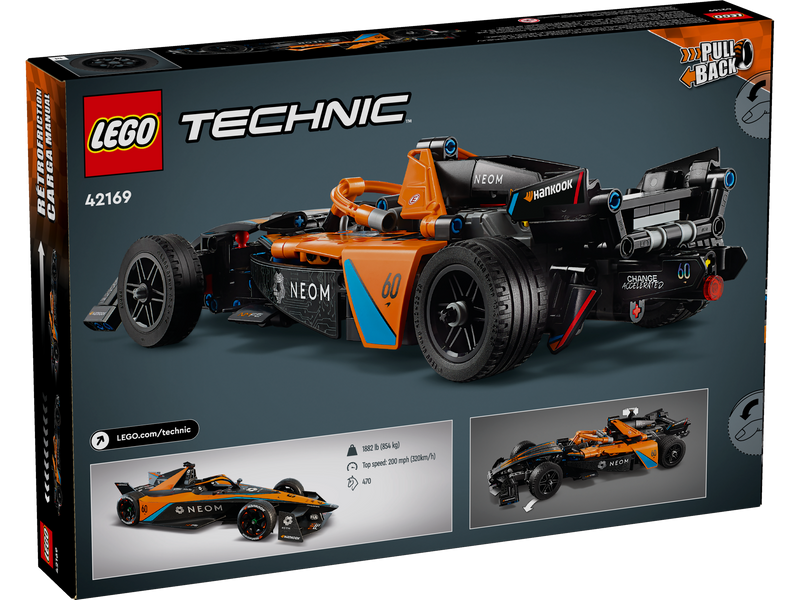 LEGO 42169 NEOM McLaren Formula E Race Car Technic