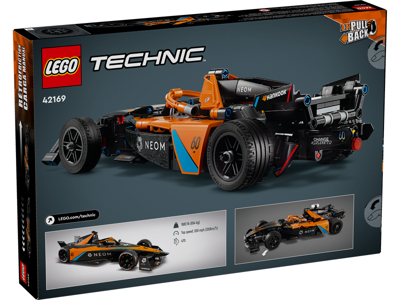 LEGO Technic NEOM McLaren Formula E Race Car 42169