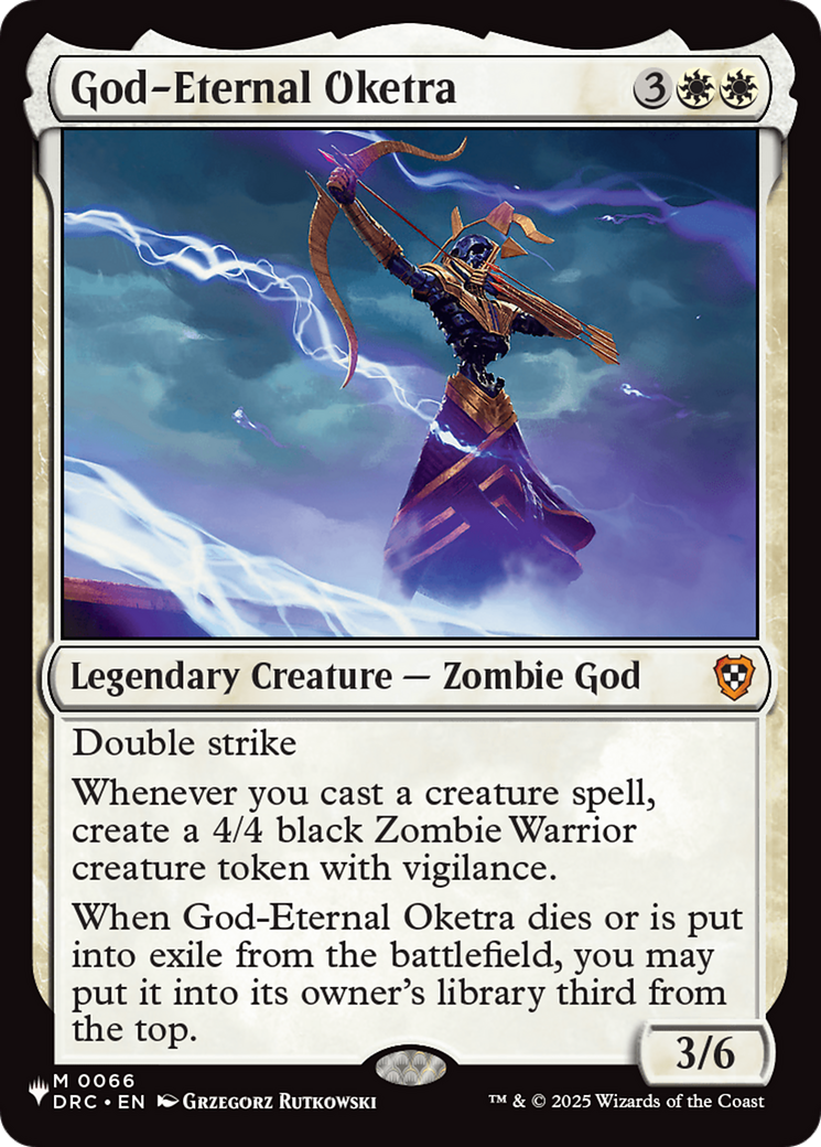 God-Eternal Oketra [The List]