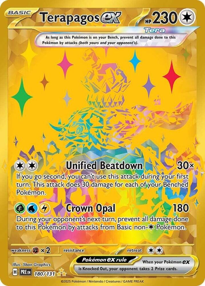 Terapagos ex (180/131) [Scarlet & Violet: Prismatic Evolutions]