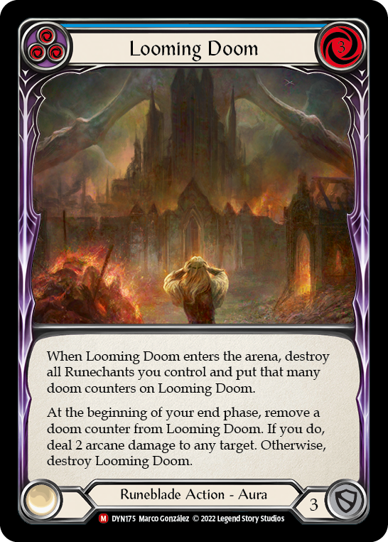 Looming Doom [DYN175] (Dynasty)  Rainbow Foil