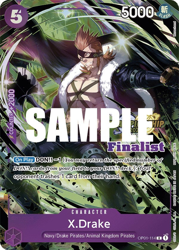 X.Drake (CS 2023 Top Players Pack) [Finalist] [One Piece Promotion Car