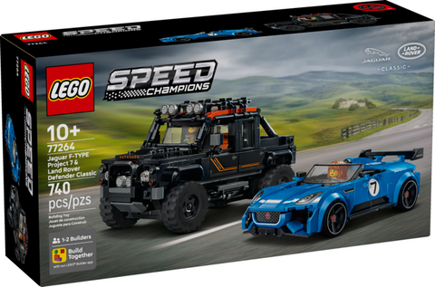 LEGO Speed Champions - Jaguar Project 7 & Land Rover Defender #77264