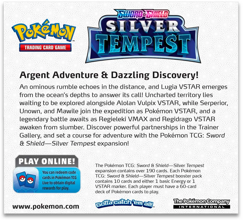 Pokémon TCG: Sword & Shield - Silver Tempest Booster Box