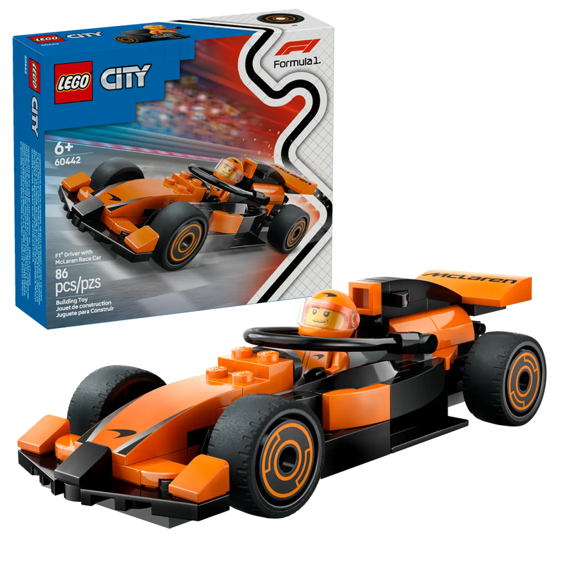 LEGO City F1® Driver with McLaren Race Car 60442