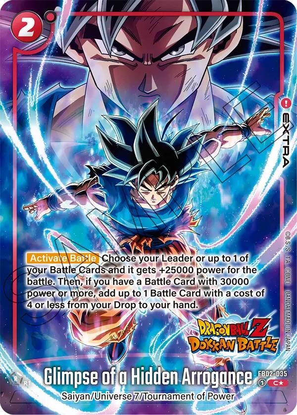 Glimpse of a Hidden Arrogance (Dragon Ball Z Dokkan Battle Alternate Art) [Blazing Aura]