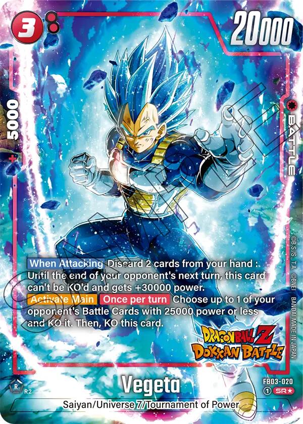 Vegeta (FB03-020) (Dragon Ball Z Dokkan Battle Alternate Art) [Raging Roar]