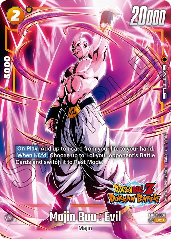 Majin Buu : Evil (FB04-091) (Dragon Ball Z Dokkan Battle Alternate Art) [Ultra Limit]