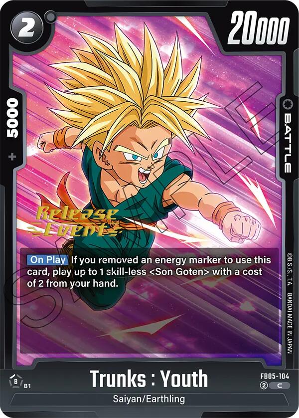 Trunks : Youth [New Adventure Release Event Cards]