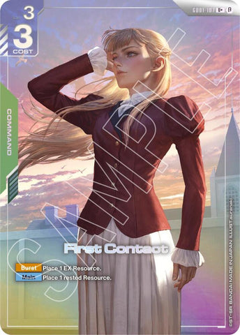 First Contact (U+) (Alternate Art) (BETA) - GD01-107 - Uncommon+