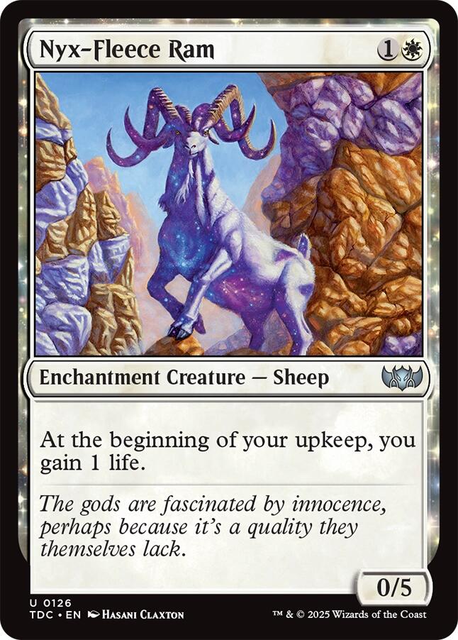 Nyx-Fleece Ram [Tarkir: Dragonstorm Commander]